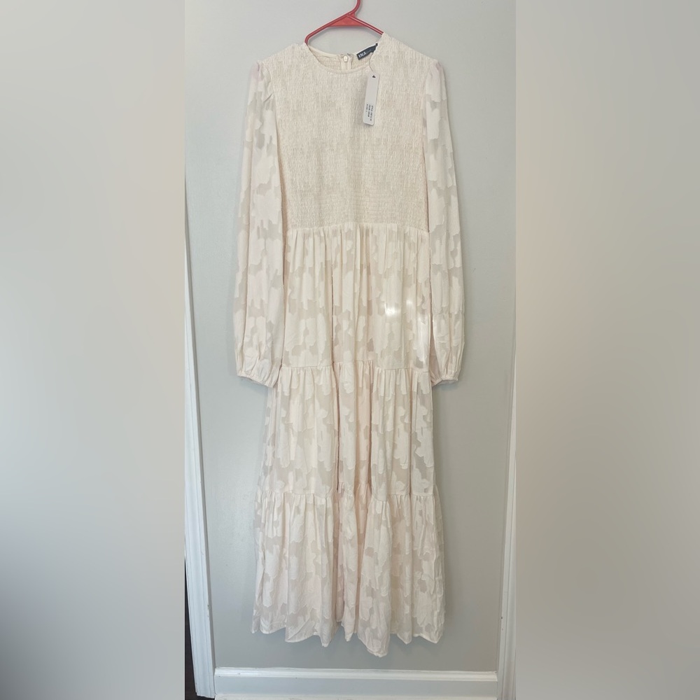 Long Sleeve White Maxi Dress